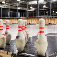Bowling Pins at Fowling Fun Event